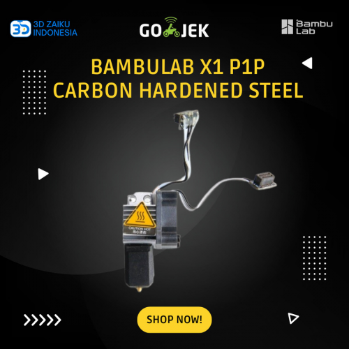 Bambulab X1 P1P Carbon Hardened Steel Complete Hotend Replacement - P1P, 0.8 Mm